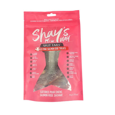 Shay's Way - Air Dried Pink Salmon Split Tails 50g
