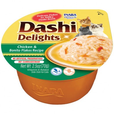 INABA Cat Dashi Delights Chicken & Bonito Flakes