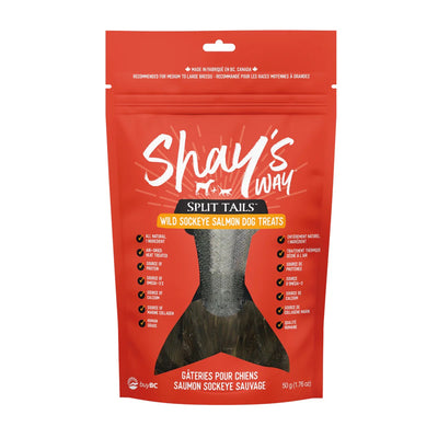 Shay's Way - Air Dried Sockeye Salmon Split Tails 50g