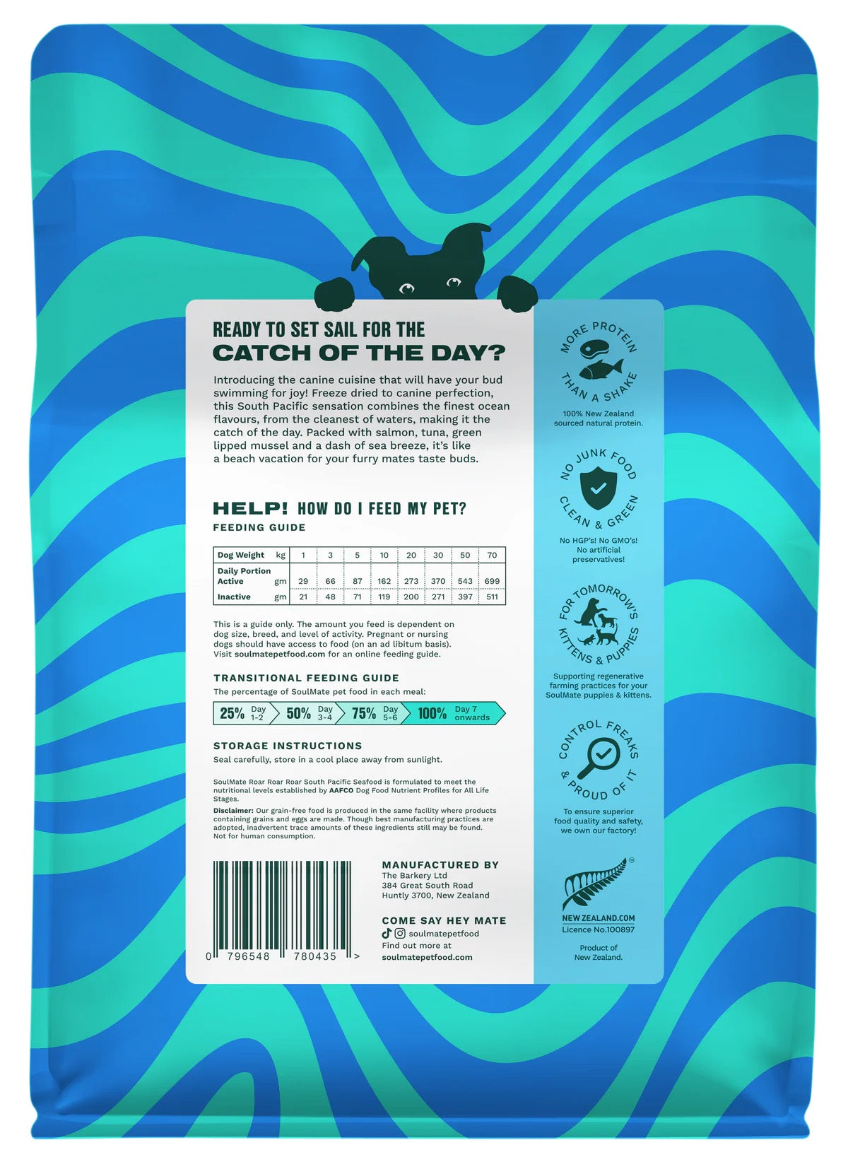 SoulMate - Dog - Freeze-Dried - Roar Roar Roar - South Pacific Seafood