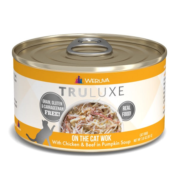 Weruva TruLuxe Cat On the Cat Wok Chkn&Beef in Pumpkin Soup 3 oz