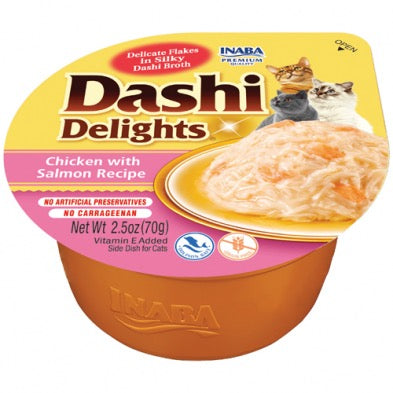 INABA Cat Dashi Delights Chicken & Salmon