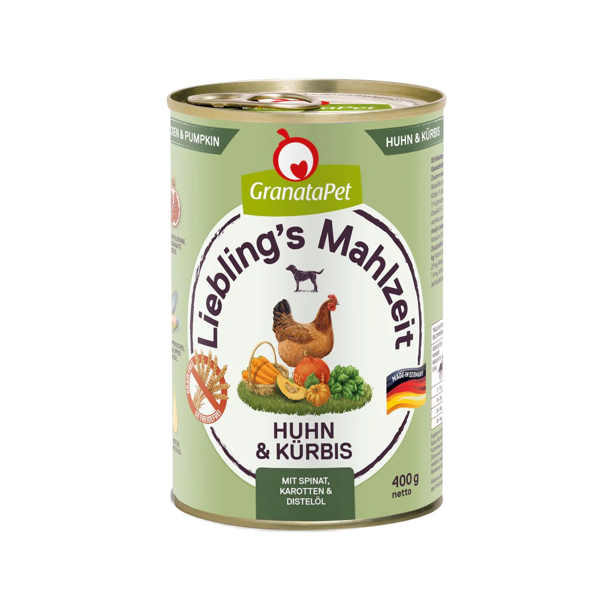 Liebling's Mahlzeit Dog Wet Food - Chicken & Pumpkin 400g