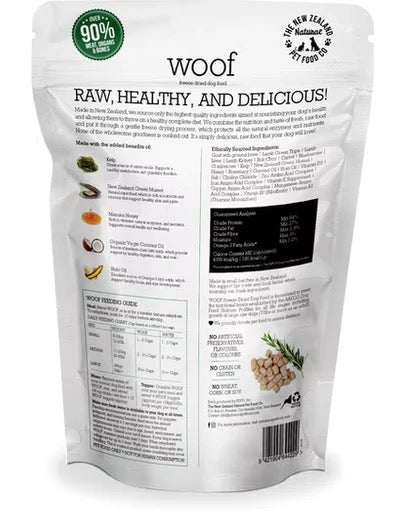 NZ Natural Pet Food Co - Freeze Dried - Food - Woof - Wild Goat