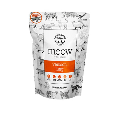 NZ Natural Pet Food Co - Air Dried - Treats - Meow - Venison Lung - 50g