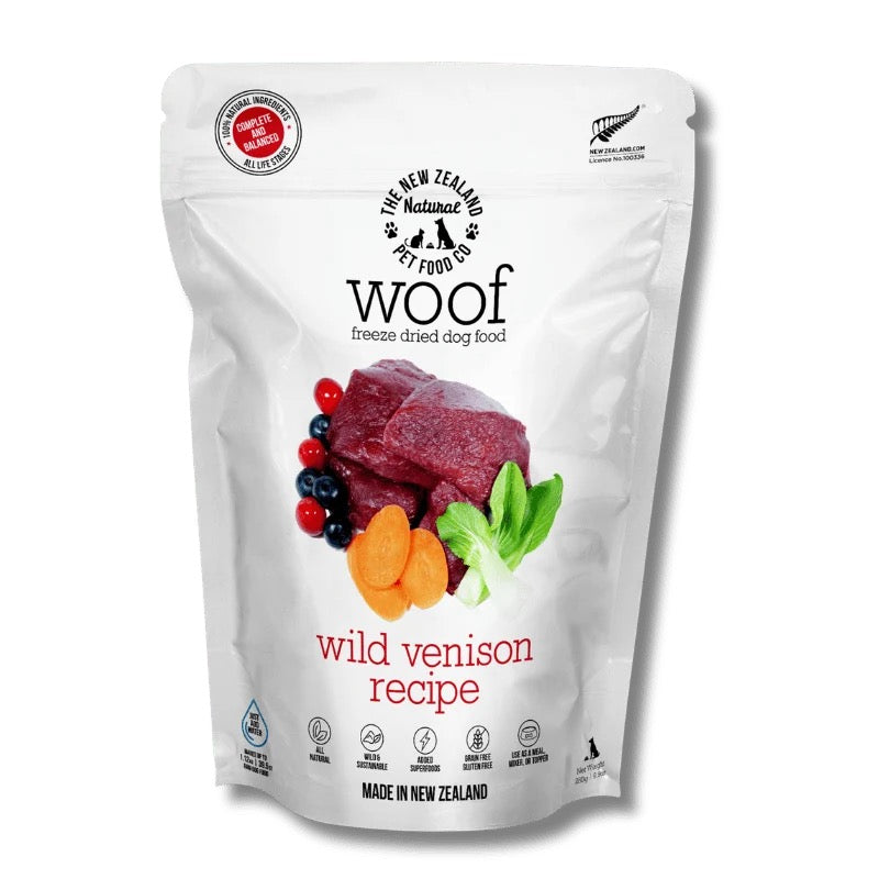 NZ Natural Pet Food Co - Freeze Dried - Food - Woof - Wild Venison