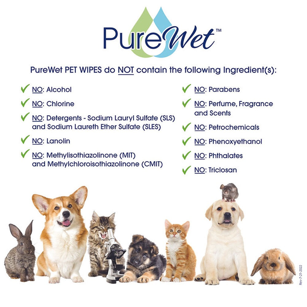 PureWet Wipes 60Ct