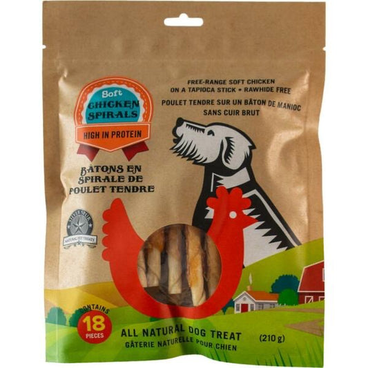 Sliver Spur Soft Chicken Spirals 210GM