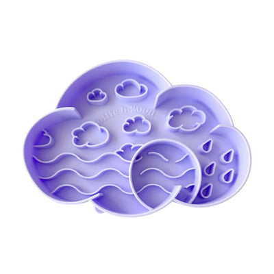 OLLIE B. GOOD cloud slow feeder bowl | viola