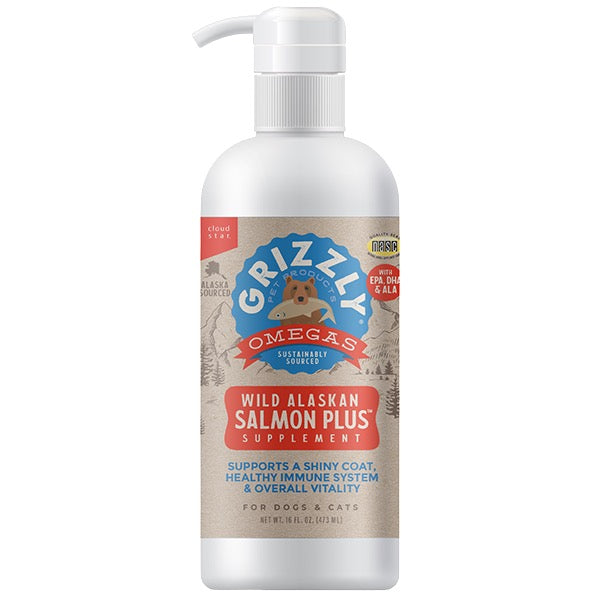 Grizzly Salmon Plus Oil Liquid Supplement
