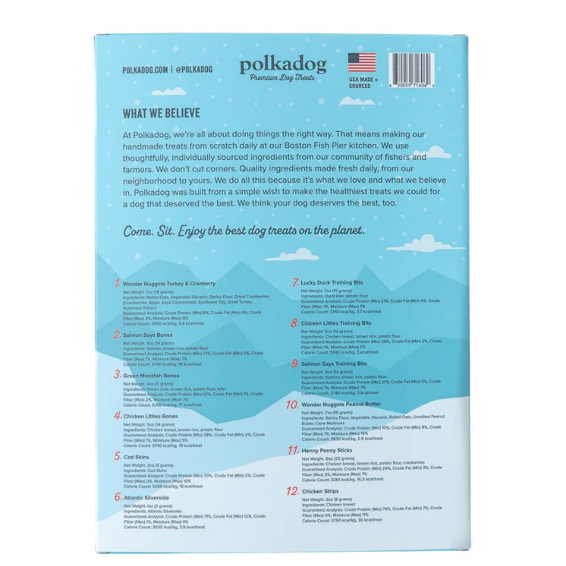 polkadog - Holiday - 12 Days of Treating Calendar 2025