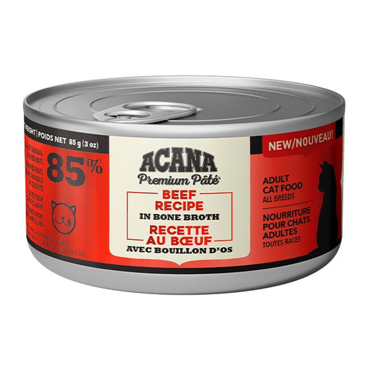 ACANA Cat Premium Pate Beef in Bone Broth 85g