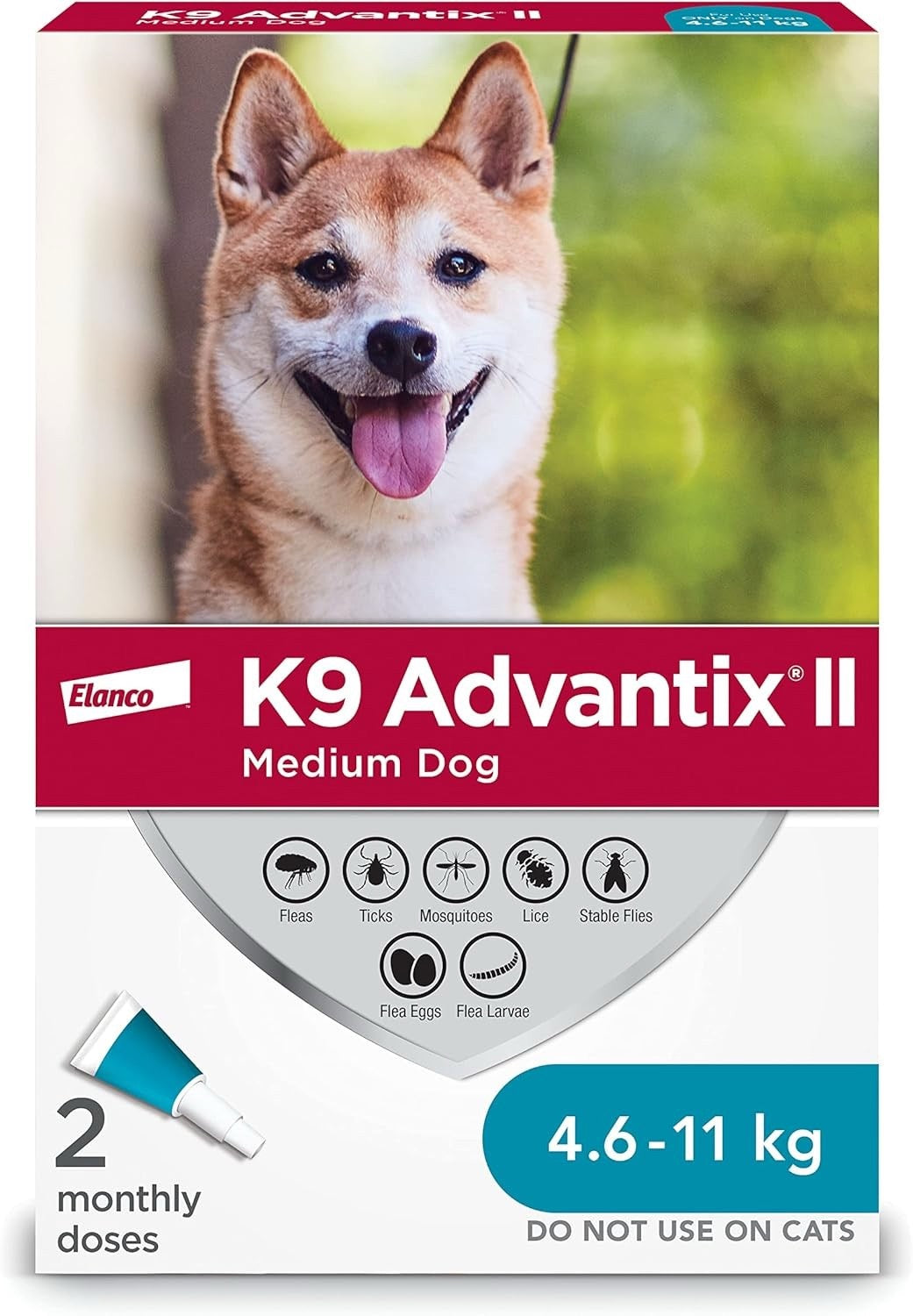 Advantix II Flea+Tick+Mosquito Protection for Medium Dogs