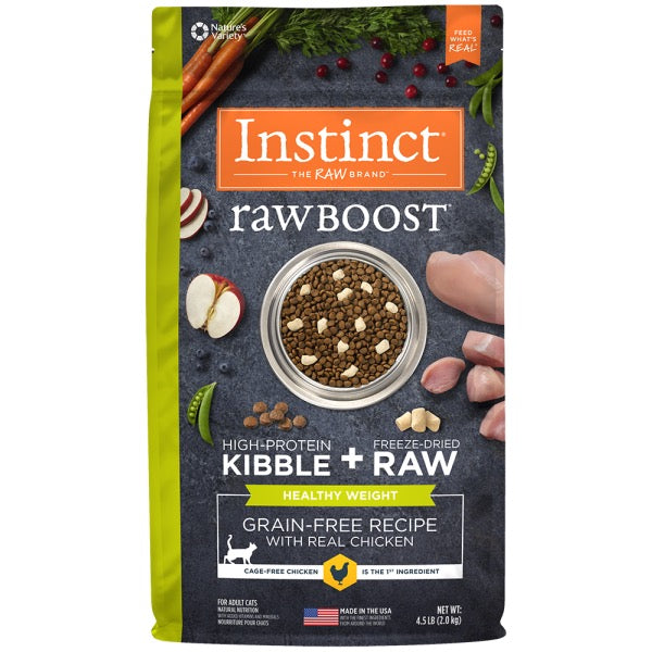 Instinct Cat RBK GF CageFree Chicken Healthy Weight 4.5 lb