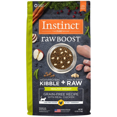 Instinct Cat RBK GF CageFree Chicken Healthy Weight 4.5 lb