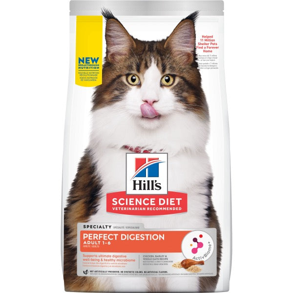 Hill's Science Diet Cat Adult Perfect Digestion Chk 3.5 lb