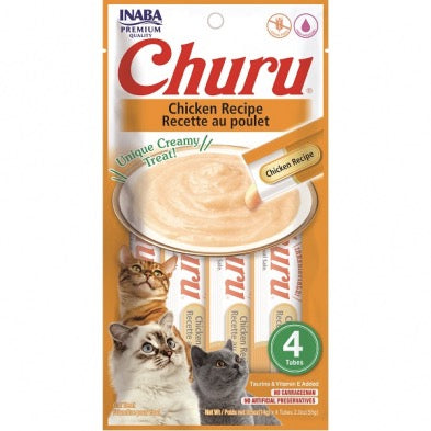 INABA Cat Churu Puree Chicken 4pk