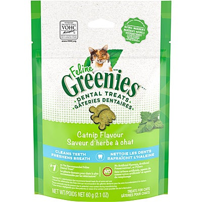 Greenies Dental Treat Catnip 2.1OZ | Cat