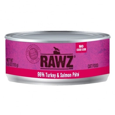 RAWZ Cat 96% Turkey and Salmon Pate