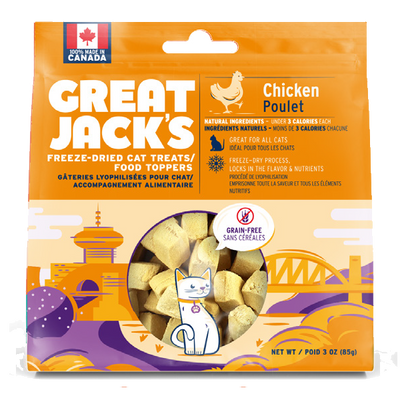 Great Jack's Cat FD Treats/Topper Chicken