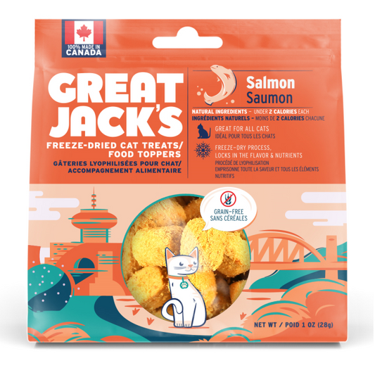 Great Jack's Cat FD Treats/Topper Salmon