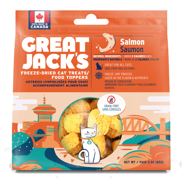 Great Jack's Cat FD Treats/Topper Salmon