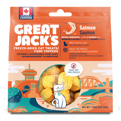 Great Jack's Cat FD Treats/Topper Salmon