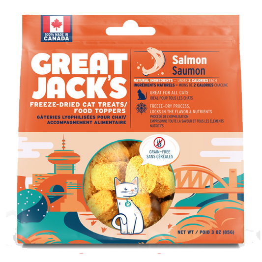 Great Jack's Cat FD Treats/Topper Salmon