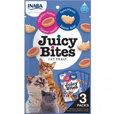 INABA CAT Juicy Bites Tuna/Chicken 3pk