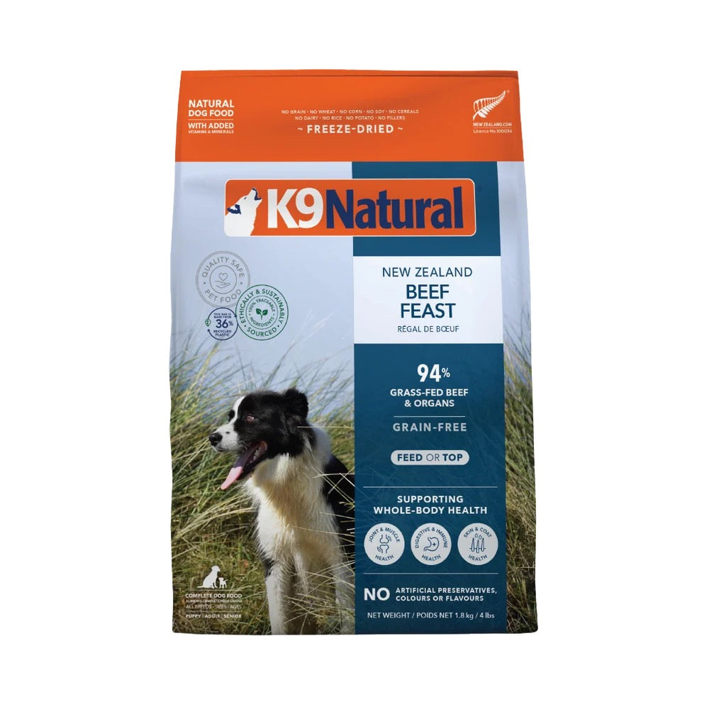 K9 Natural Dog Freeze-Dried Beef
