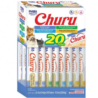 INABA CAT Churu Puree Tuna Var BOX 20pk