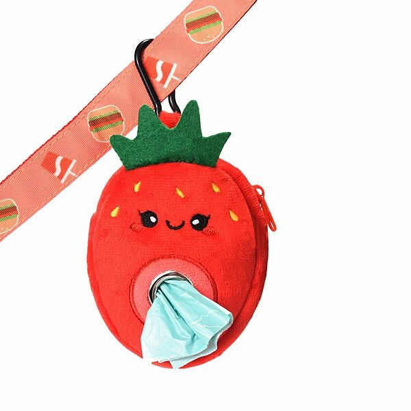 Hug Smart Strawberry Poop Bag Holder