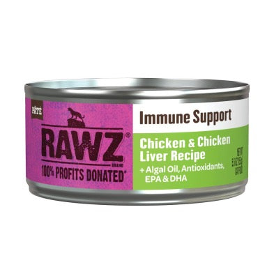 RAWZ Cat Immune Support Chicken & Chicken Liver 5.5oz