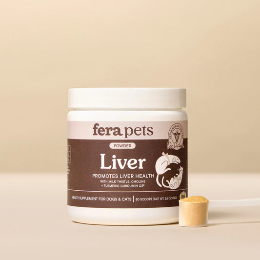 Fera Pets – Liver Support for Dogs & Cats, Powder – 60 Servings