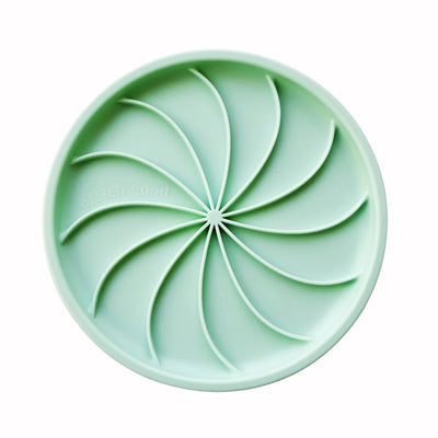 OLLIE B. GOOD wheelies lick mat & lid | cucumber melon