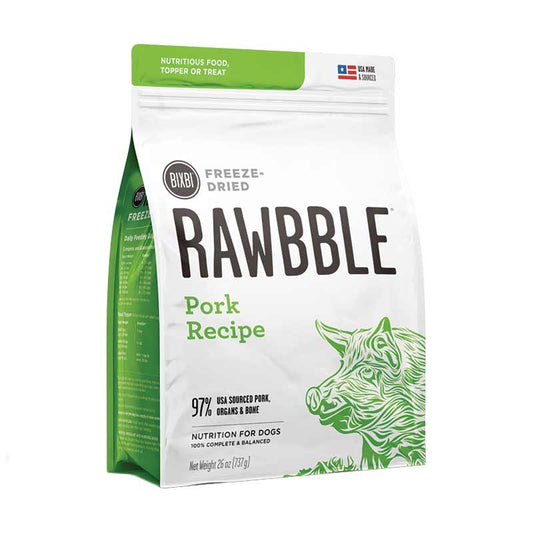 BIXBI Freeze Dried Rawbble Dog Pork