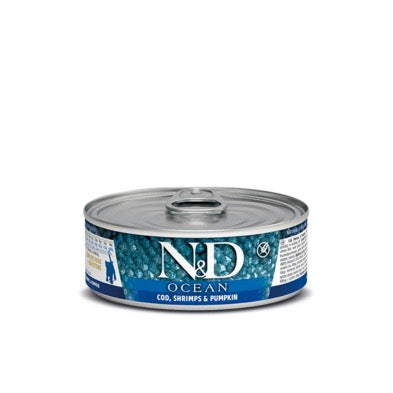 FARMINA ND OCEAN Kitten COD, Shrimp and Pumpkin 70g