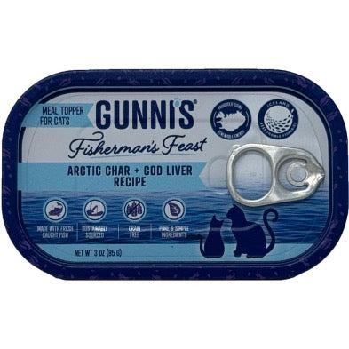 GUNNIS PET Cat Arctic Char + Cod Liver Topper 85g
