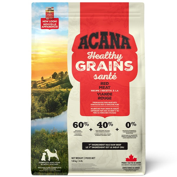 ACANA Dog Healthy Grains Ranch-Raised Red Meat