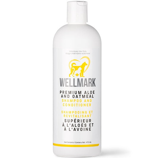 Wellmark Dog/Cat Aloe & Oatmeal Shampoo & Conditioner 473ml
