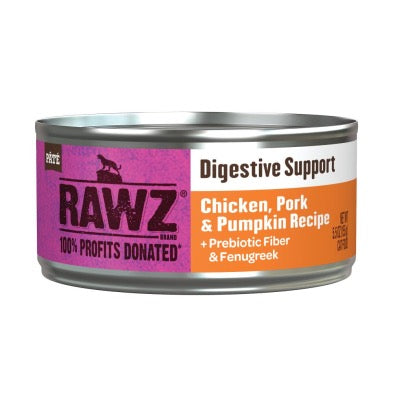 RAWZ Cat Digestive Support Chicken Pork & Pumpkin 5.5oz