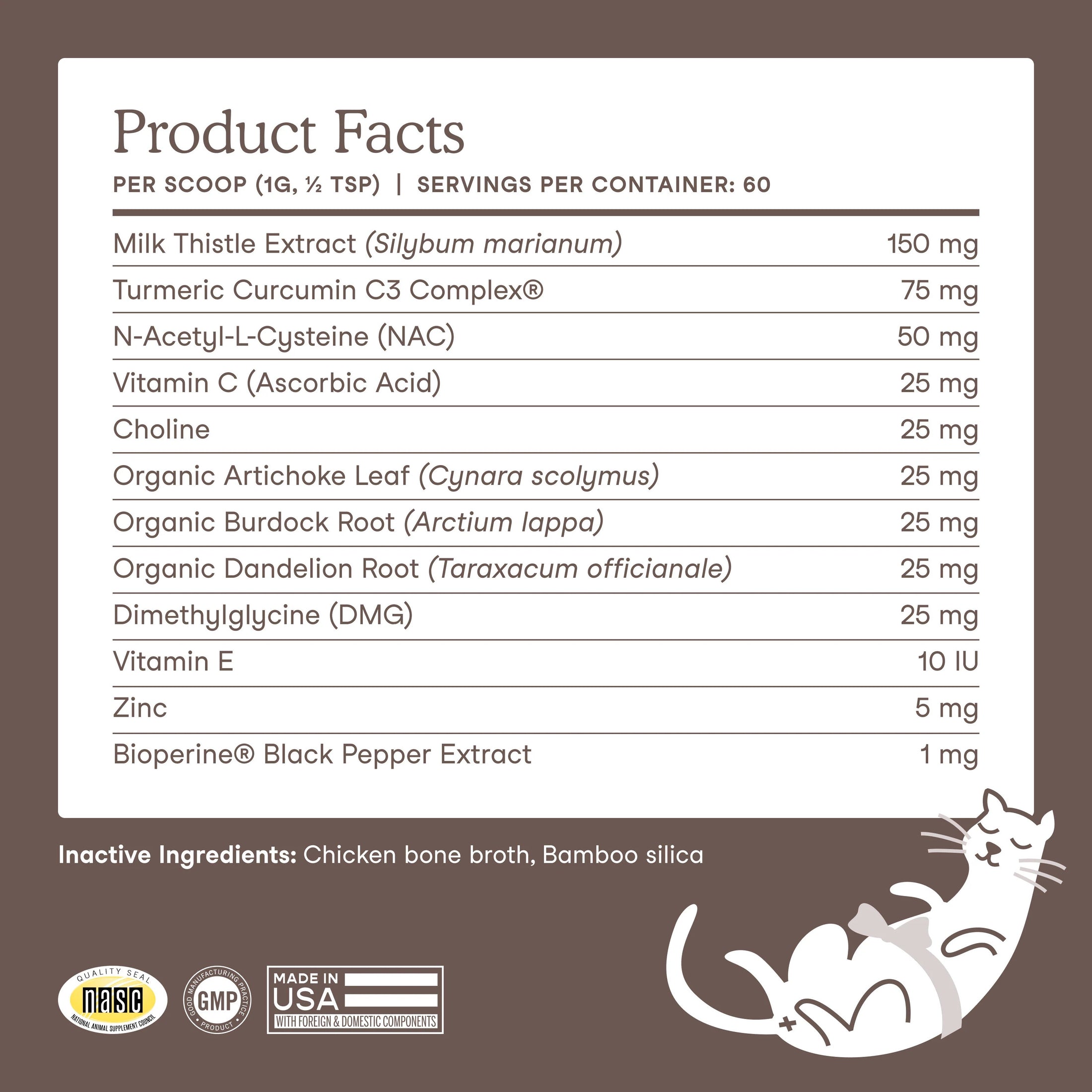 Fera Pets – Liver Support for Dogs & Cats, Powder – 60 Servings