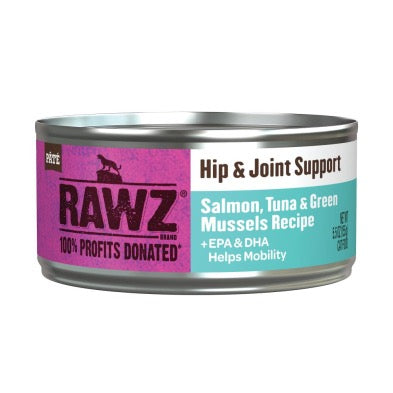 RAWZ Cat Hip&Joint Support Salmon Tuna GreenMussels 5.5oz