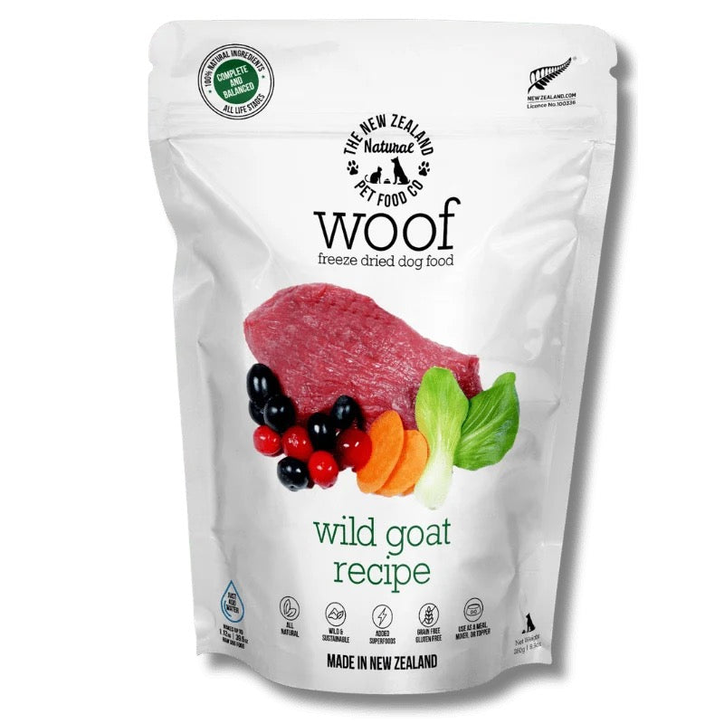 NZ Natural Pet Food Co - Freeze Dried - Food - Woof - Wild Goat