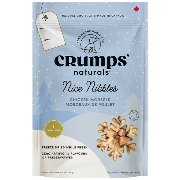Crumps' Naturals Holiday Nice Nibbles FD Chicken 4.7 oz