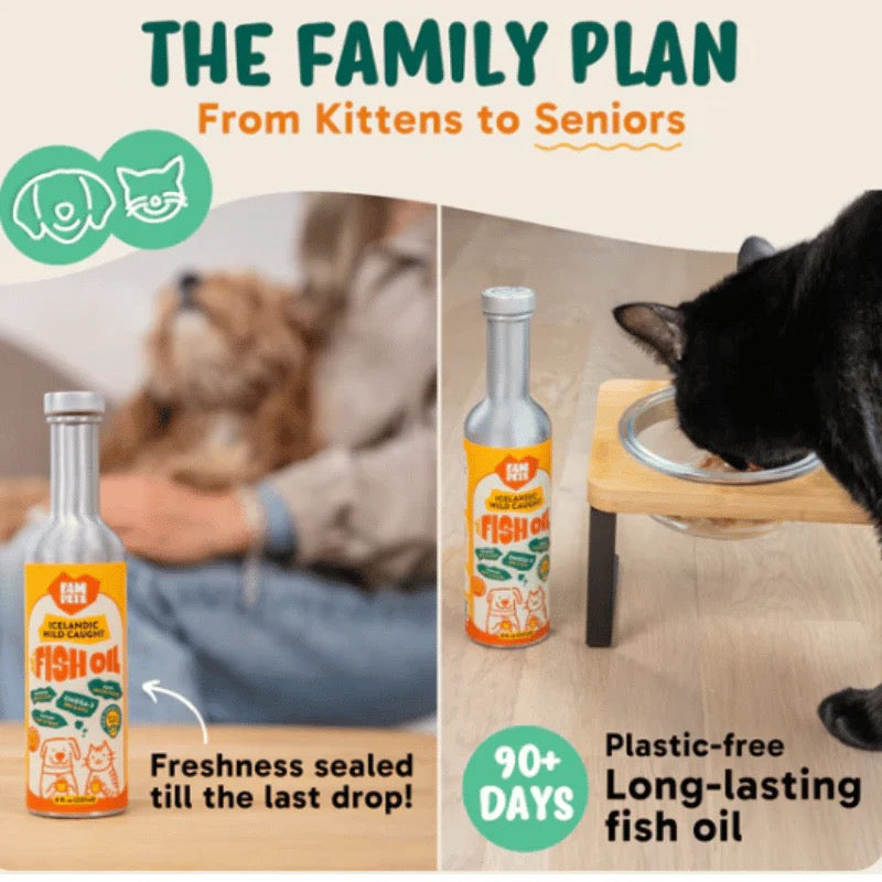 Fam-Pets - Icelandic Wild Caught Fish Oil - 147ml (Spray)