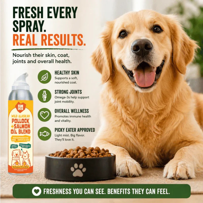 Fam-Pets - Alaskan - Pollock & Salmon - Omega-3 Fish Oil