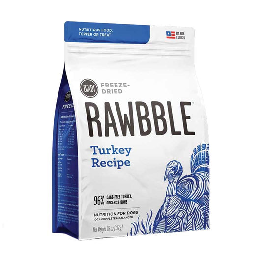 BIXBI Freeze Dried Rawbble Dog Turkey