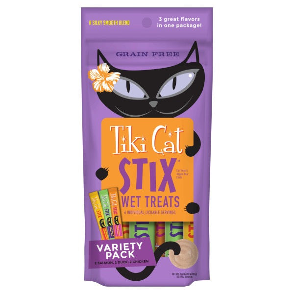 Tiki Cat Stix Wet Treats Multiflavour Pack 3 oz