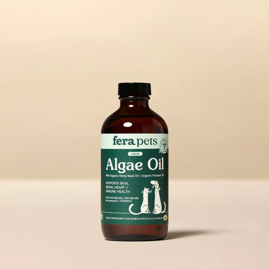 Fera Pets – Vegan Omega-3s Algae Oil for Dogs & Cats, Liquid – 8oz